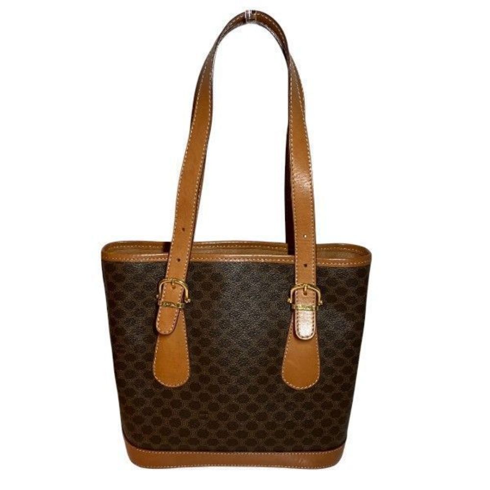 Celine Macadam Pattern Dm93 Bucket Shape Bag Tote… - image 2